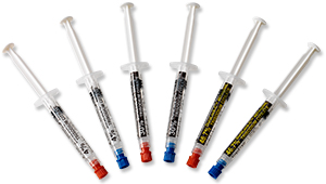 catheter lock syringe rainbow